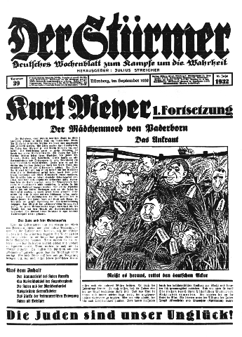 Der St&uuml;rmer Nr.39 1932